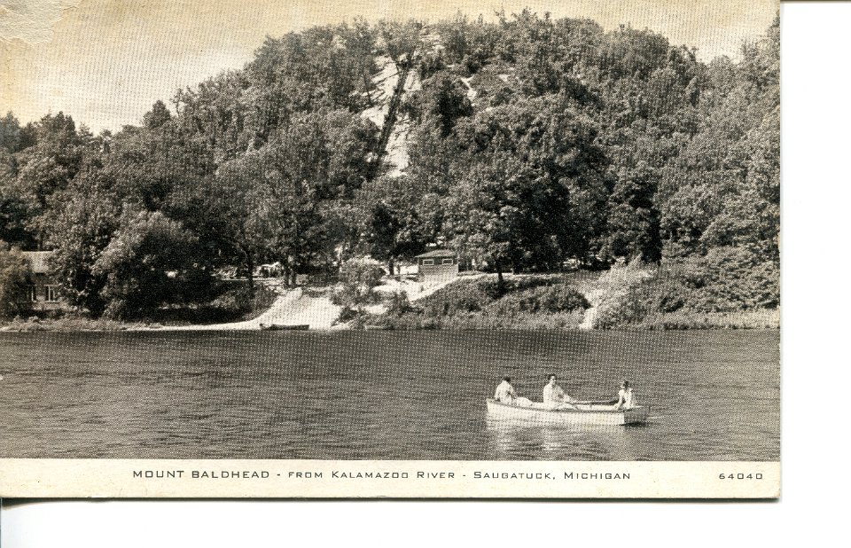 Mount Baldhead from Kalamazoo River